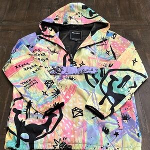 Reason Multicolor Graphic Men's Anorak